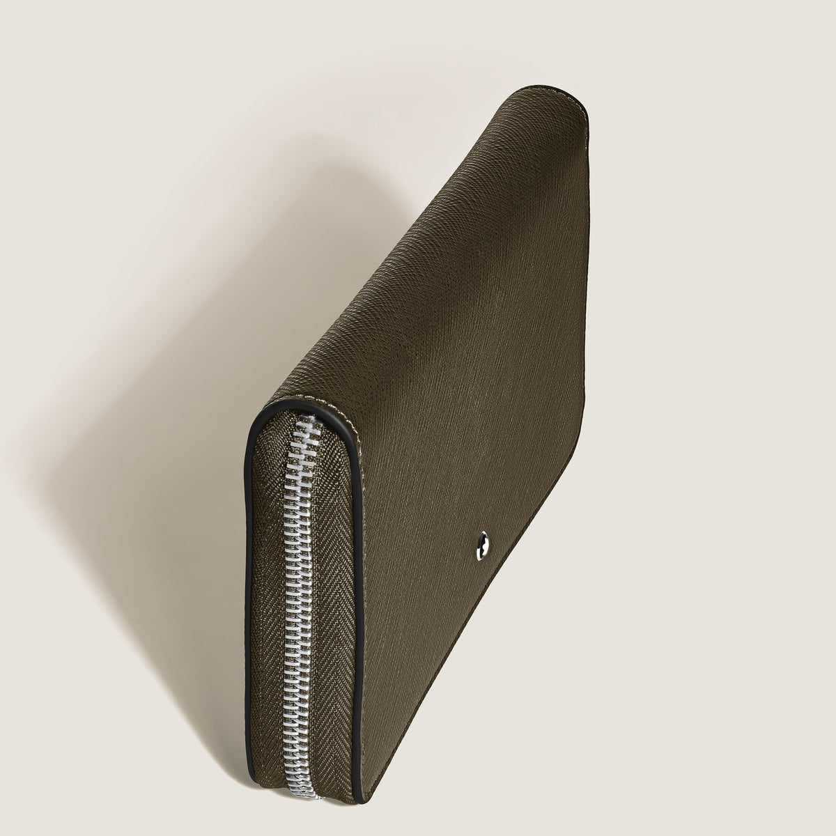 Montblanc Continental Brieftasche 12 cc mit Reißverschluss aus hochwertigem Leder – Ansicht 2