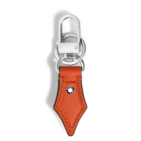 Montblanc Schlüsselanhänger mit Federdetail aus Sartorial Leder (MB221510)