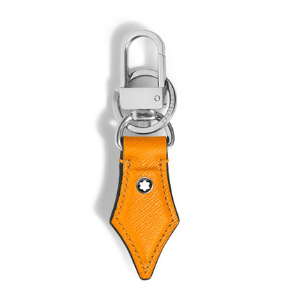 Montblanc Schlüsselanhänger mit Federdetail aus Sartorial Leder (MB221512) – Ansicht 1