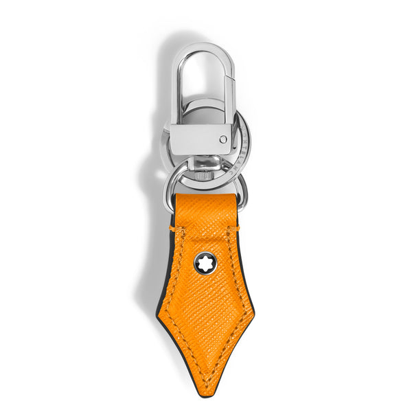 Montblanc Schlüsselanhänger mit Federdetail aus Sartorial Leder (MB221512)