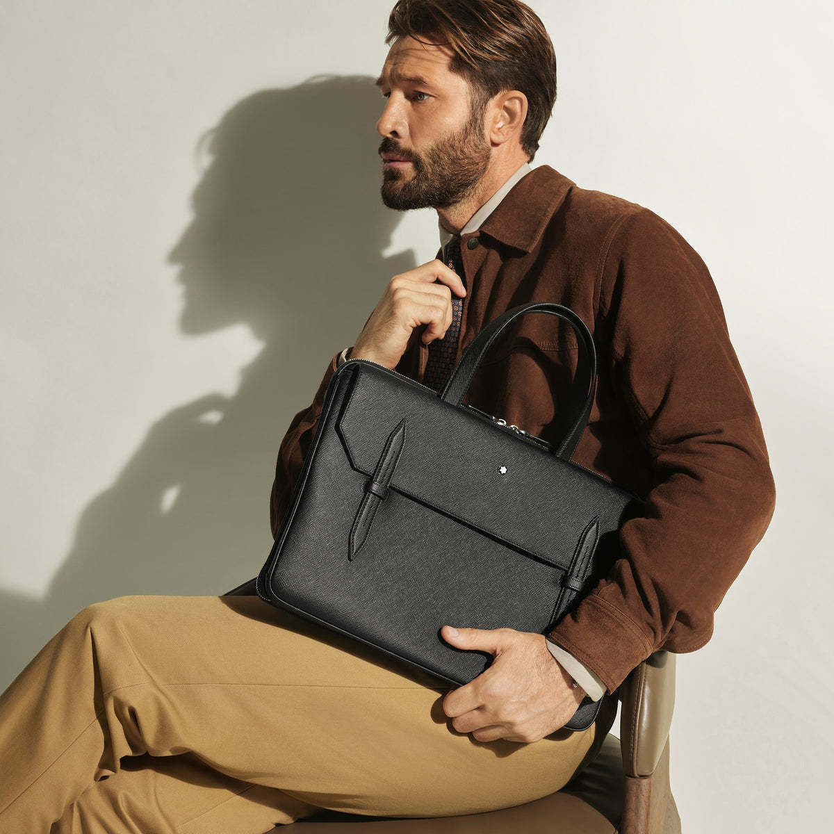 Montblanc Flache Schreibmappe aus Sartorial Leder (MB221538) – Ansicht 2