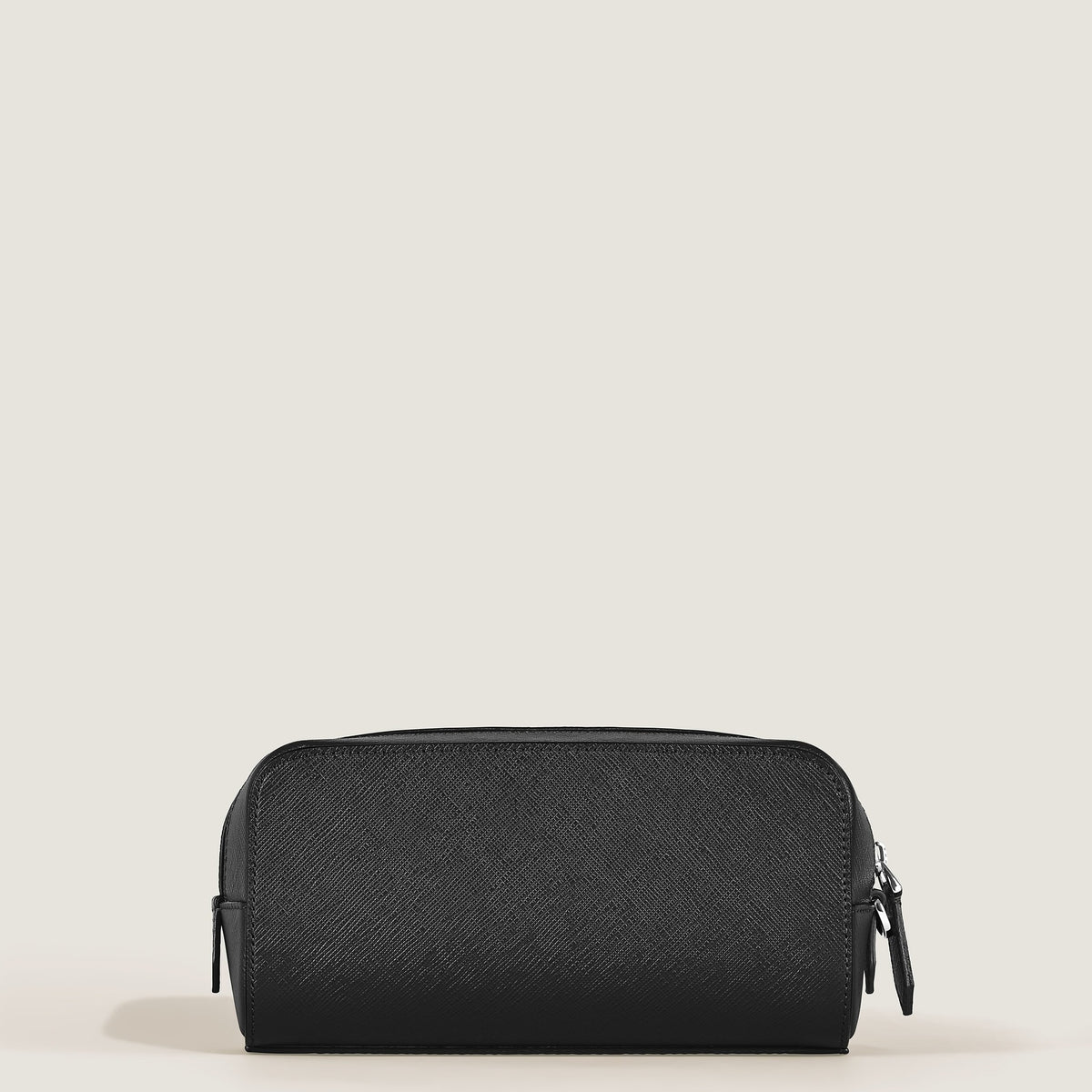 Montblanc Kleine Kosmetik Clutch aus Sartorial Leder – Schwarz – Ansicht 5