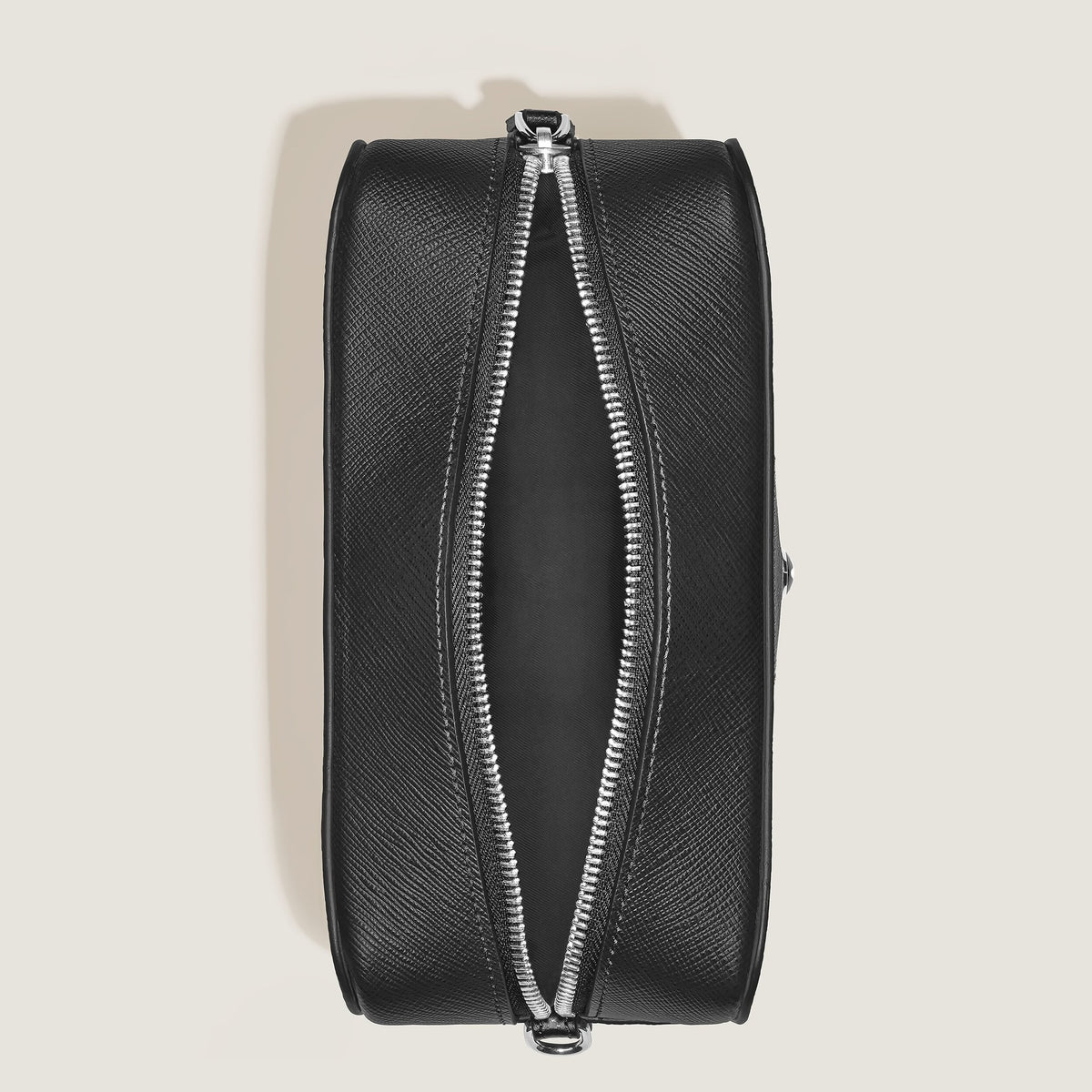 Montblanc Kleine Kosmetik Clutch aus Sartorial Leder – Schwarz – Ansicht 6