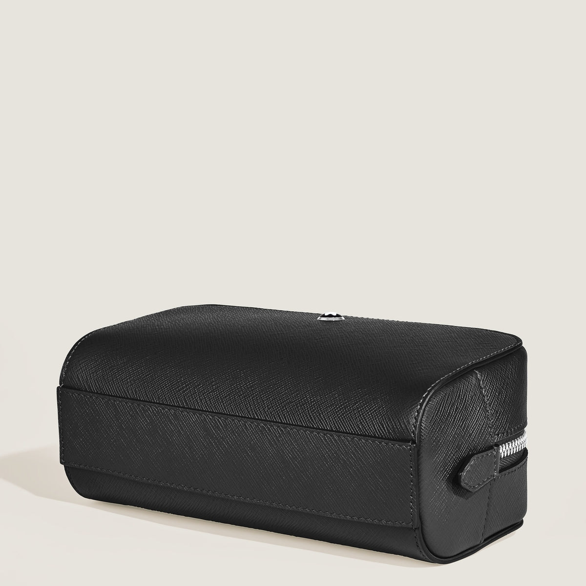 Montblanc Kleine Kosmetik Clutch aus Sartorial Leder – Schwarz – Ansicht 8
