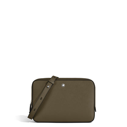 Montblanc Kleine Umhängetasche aus Sartorial Leder – Khaki – Ansicht 1