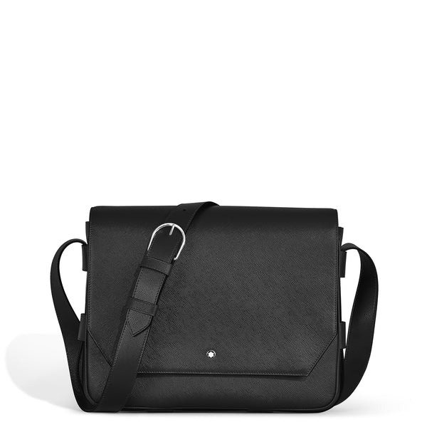 Montblanc Messenger Bag aus Sartorial Leder – Schwarz