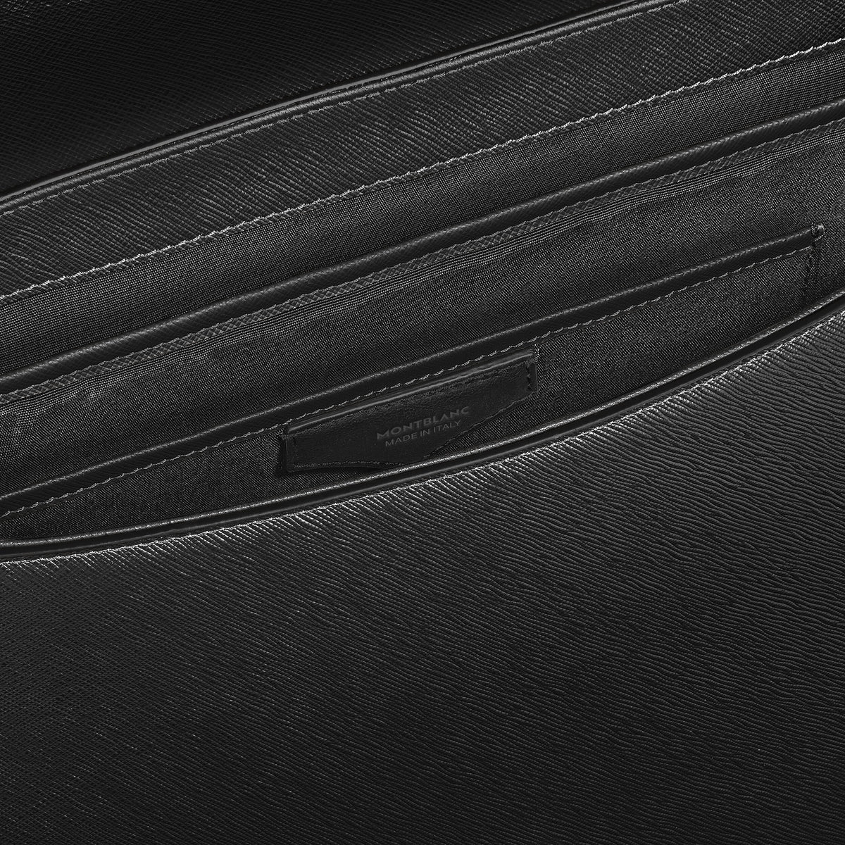 Montblanc Messenger Bag aus Sartorial Leder – Schwarz – Ansicht 4