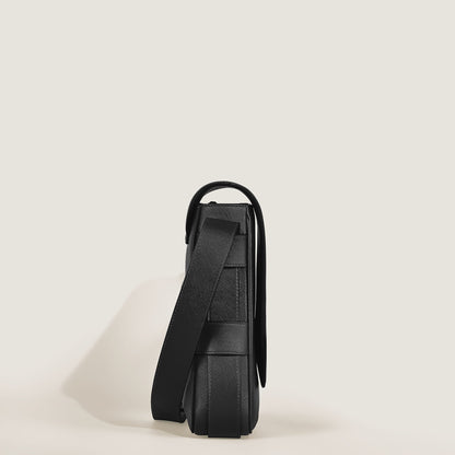 Montblanc Messenger Bag aus Sartorial Leder – Schwarz – Ansicht 5