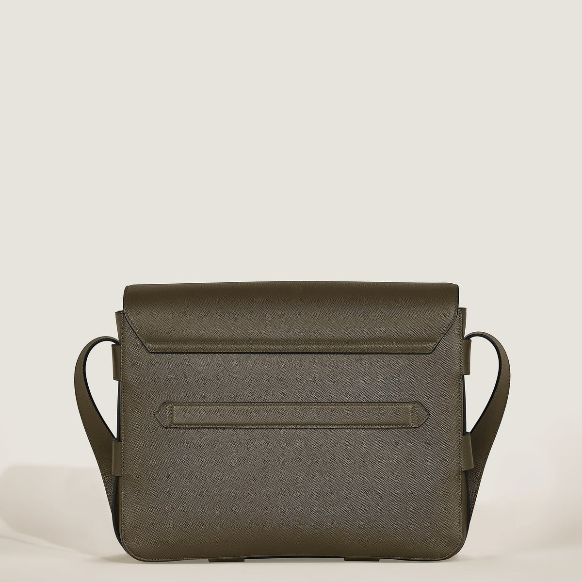 Montblanc Messenger Bag aus Sartorial Leder – Khaki – Ansicht 5