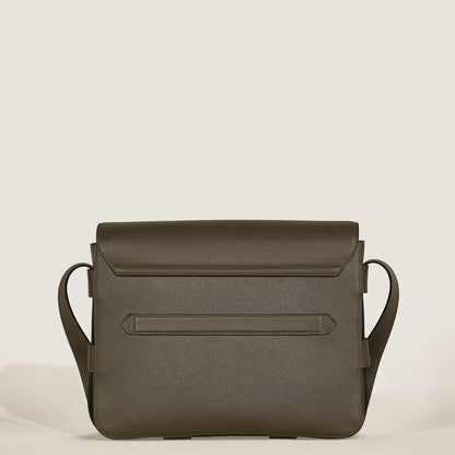 Montblanc Messenger Bag aus Sartorial Leder – Khaki – Ansicht 5