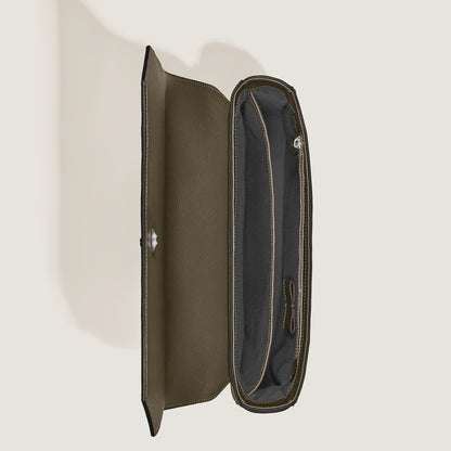 Montblanc Messenger Bag aus Sartorial Leder – Khaki – Ansicht 6
