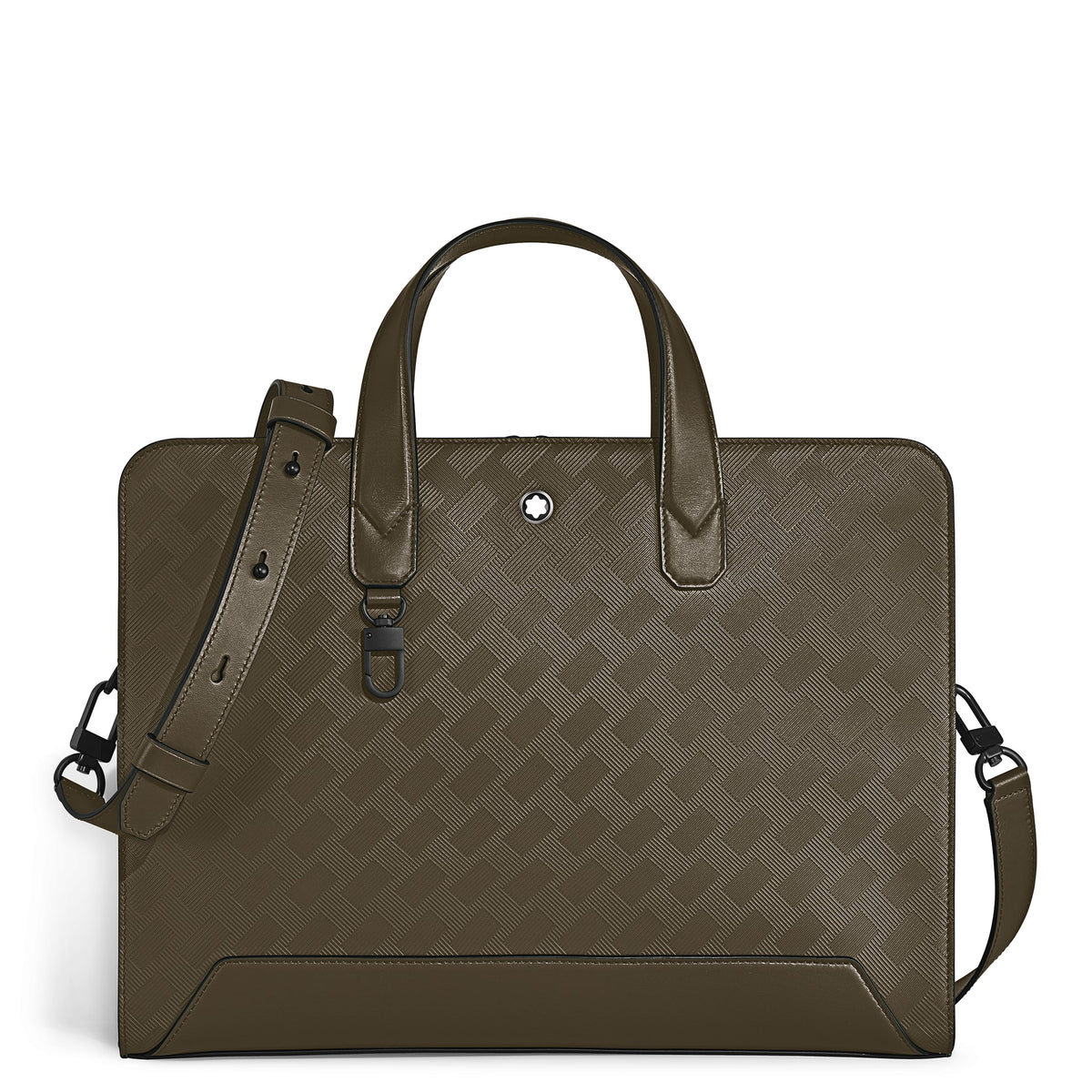 Montblanc Flache Schreibmappe aus Extreme Leder – Khaki – Ansicht 1