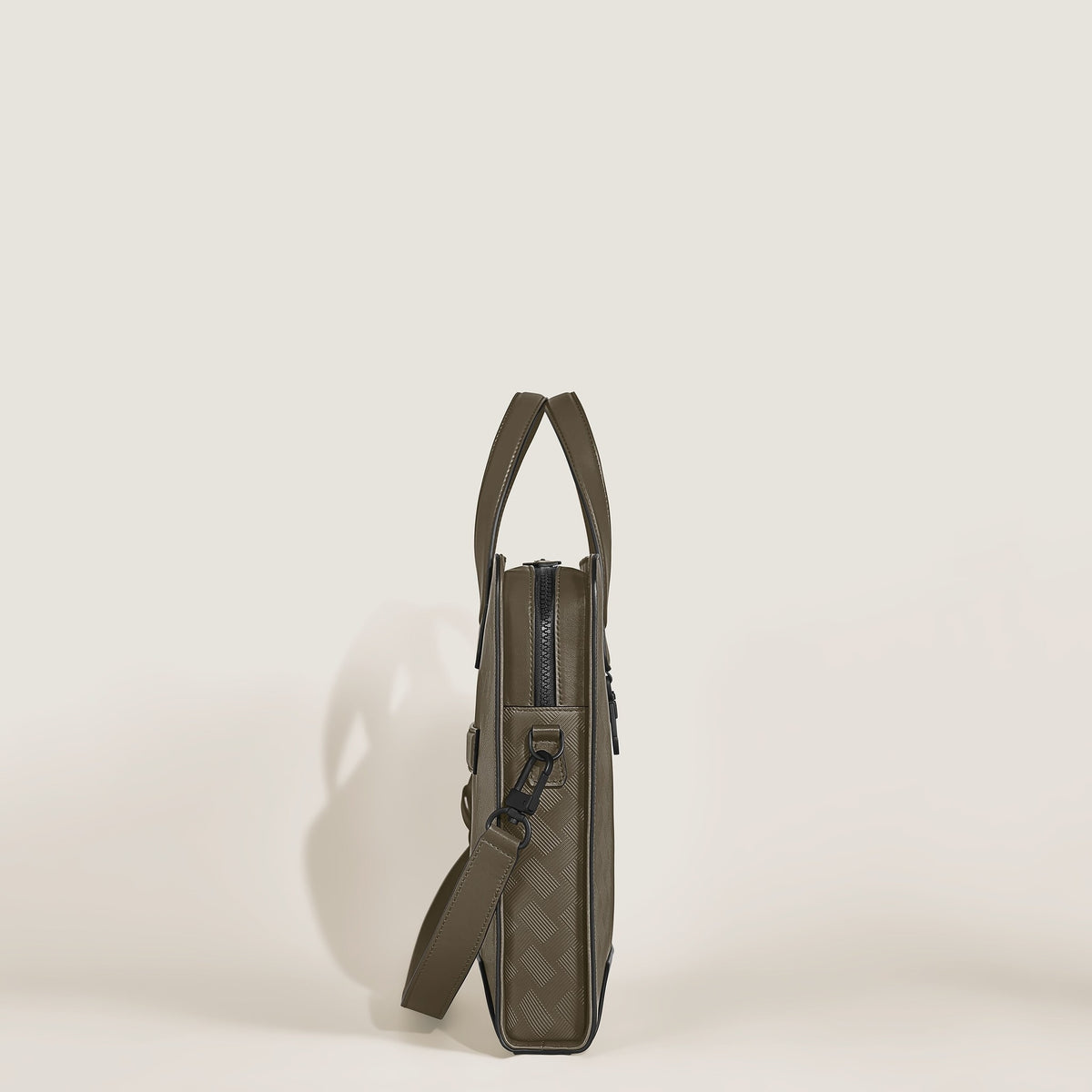 Montblanc Flache Schreibmappe aus Extreme Leder – Khaki – Ansicht 5