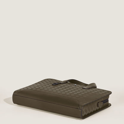 Montblanc Flache Schreibmappe aus Extreme Leder – Khaki – Ansicht 8
