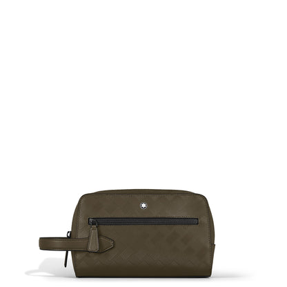 Montblanc Kosmetik Clutch aus Extreme Leder – Khaki – Ansicht 1
