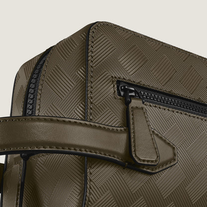 Montblanc Kosmetik Clutch aus Extreme Leder – Khaki – Ansicht 3
