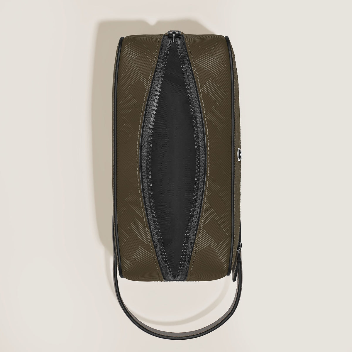 Montblanc Kosmetik Clutch aus Extreme Leder – Khaki – Ansicht 7