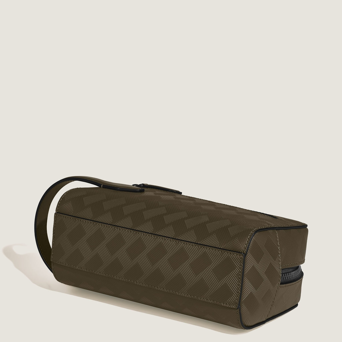 Montblanc Kosmetik Clutch aus Extreme Leder – Khaki – Ansicht 8