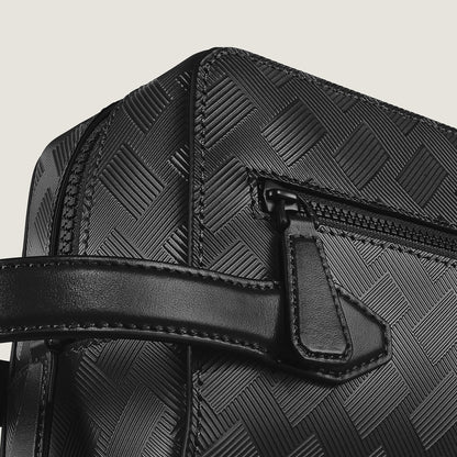 Montblanc Kosmetik Clutch aus Extreme Leder – Schwarz – Ansicht 3