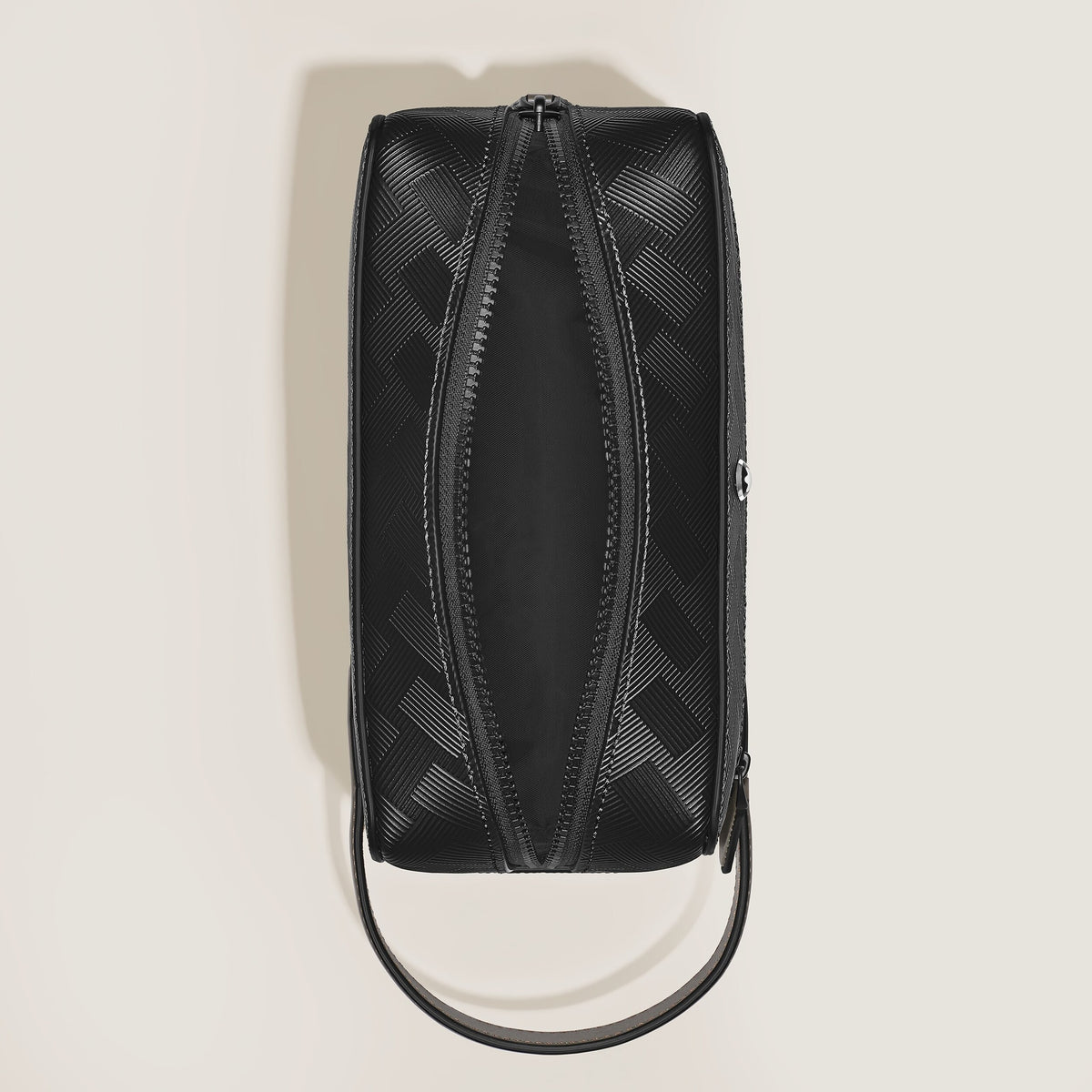 Montblanc Kosmetik Clutch aus Extreme Leder – Schwarz – Ansicht 7