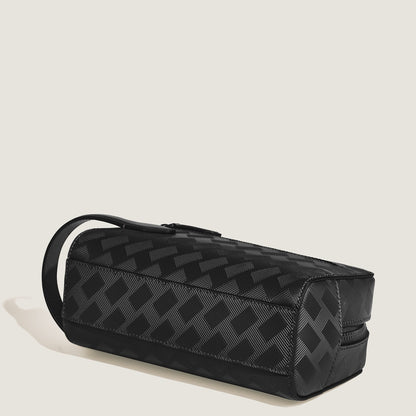 Montblanc Kosmetik Clutch aus Extreme Leder – Schwarz – Ansicht 8