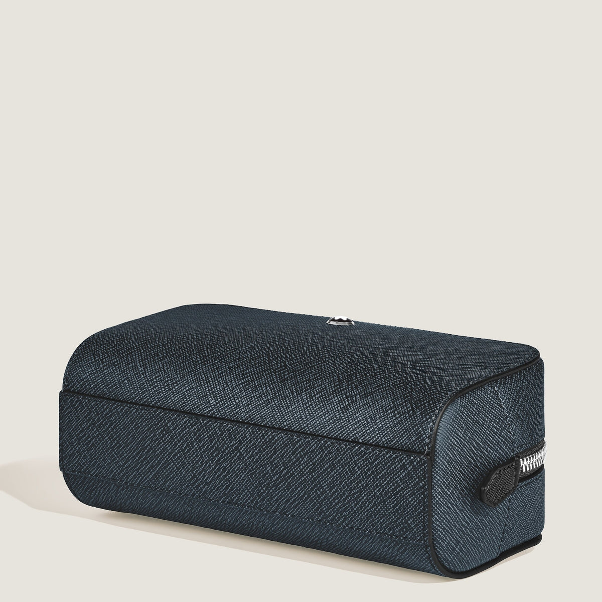 Montblanc Kleine Kosmetik Clutch aus Sartorial Leder – Twilight Blue – Ansicht 8