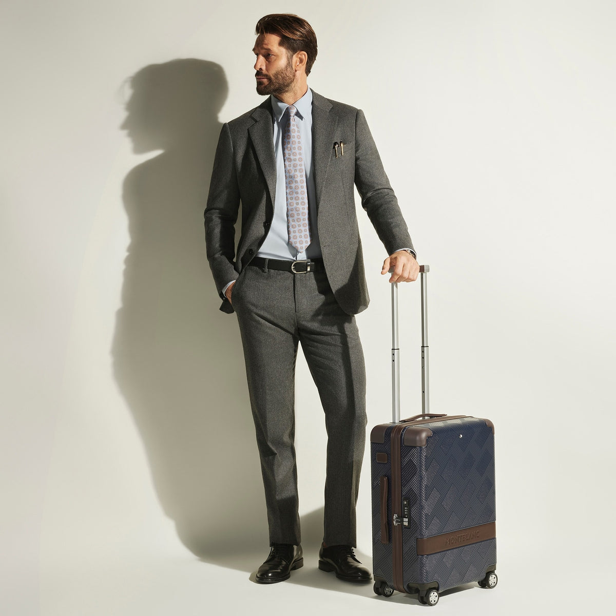 Montblanc MY4810 Kabinenkoffer – Dunkelbraun – Ansicht 2