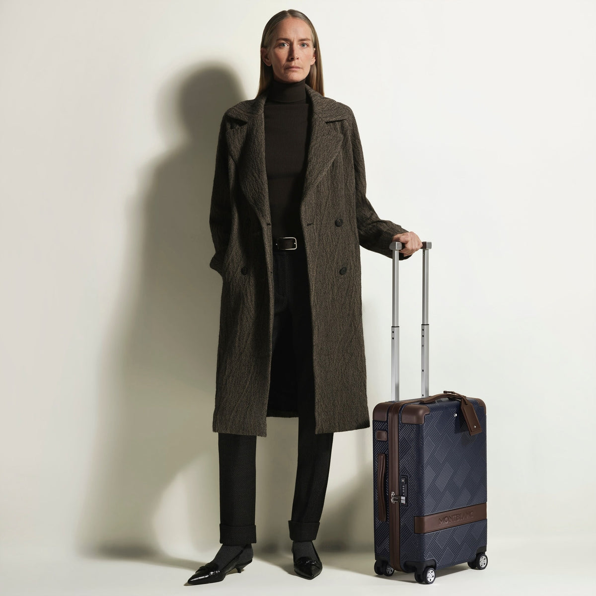 Montblanc MY4810 Kabinenkoffer kompakt – Dunkelbraun – Ansicht 2