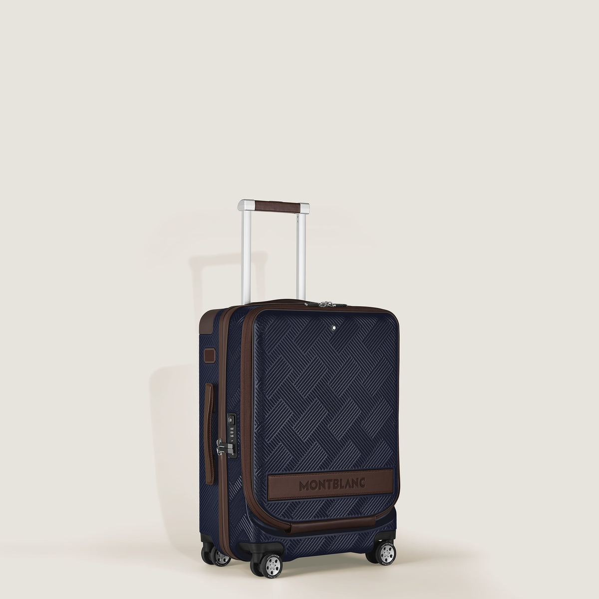 Montblanc MY4810 Kabinenkoffer mit Vordertasche – Dunkelbraun – Ansicht 3
