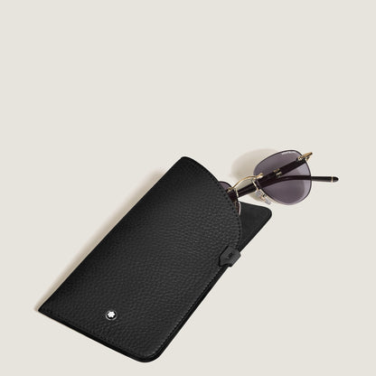 Montblanc Brillenetui aus Grain Leder – Schwarz – Ansicht 3