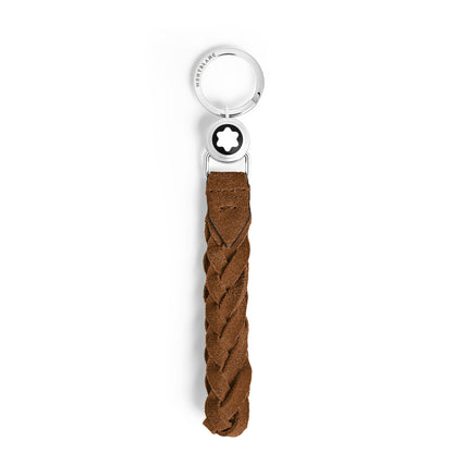 Montblanc Schlüsselanhänger mit Schlaufe aus Wildleder (MB221865) – Ansicht 1
