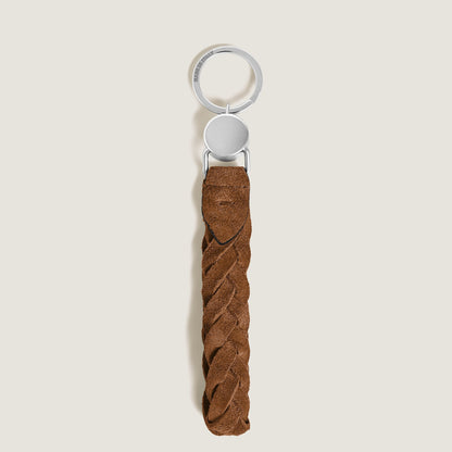 Montblanc Schlüsselanhänger mit Schlaufe aus Wildleder (MB221865) – Ansicht 2