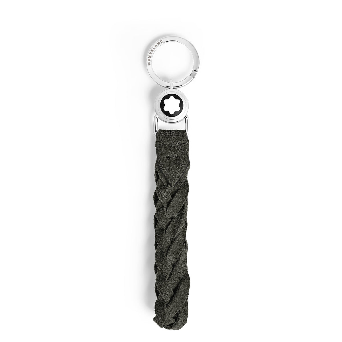 Montblanc Schlüsselanhänger mit Schlaufe aus Wildleder (MB221871) – Ansicht 1
