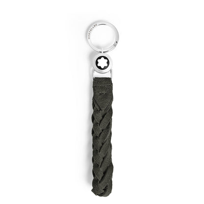 Montblanc Schlüsselanhänger mit Schlaufe aus Wildleder (MB221871) – Ansicht 1