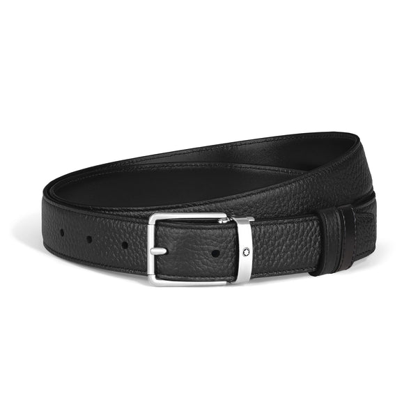 Montblanc Alltagstauglicher wendbarer Gürtel 30 mm aus genarbtem Leder