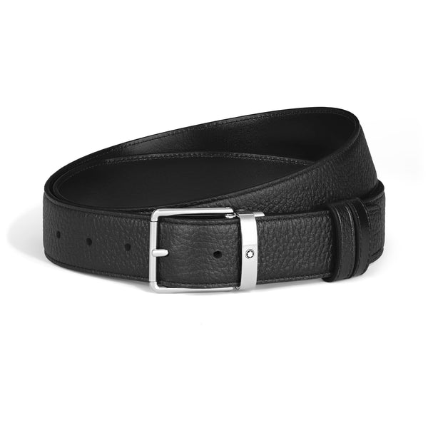 Montblanc Alltagstauglicher wendbarer Gürtel 35 mm aus genarbtem Leder