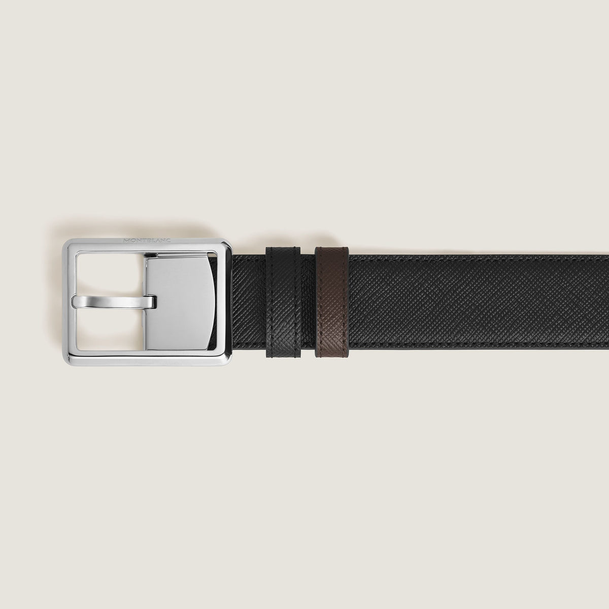Montblanc Wendbarer rechteckiger Gürtel 30 mm aus hochwertigem Leder – Ansicht 2