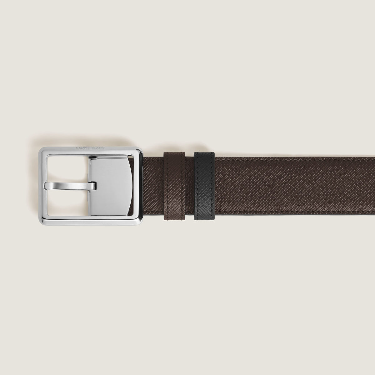 Montblanc Wendbarer rechteckiger Gürtel 30 mm aus hochwertigem Leder – Ansicht 3