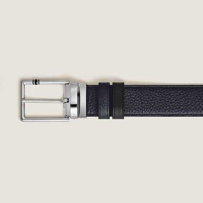 Montblanc Wendbarer Gürtel mit rechteckiger Meisterstück Schließe 30 mm aus Grain Leder – Ansicht 2