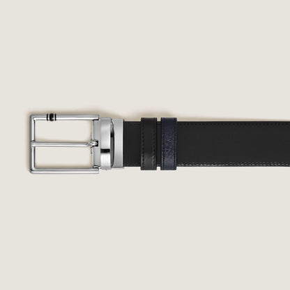 Montblanc Wendbarer Gürtel mit rechteckiger Meisterstück Schließe 30 mm aus Grain Leder – Ansicht 3