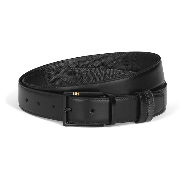 Montblanc Wendbarer Gürtel mit rechteckiger Meisterstück Schließe 30 mm aus Leder (MB222209)