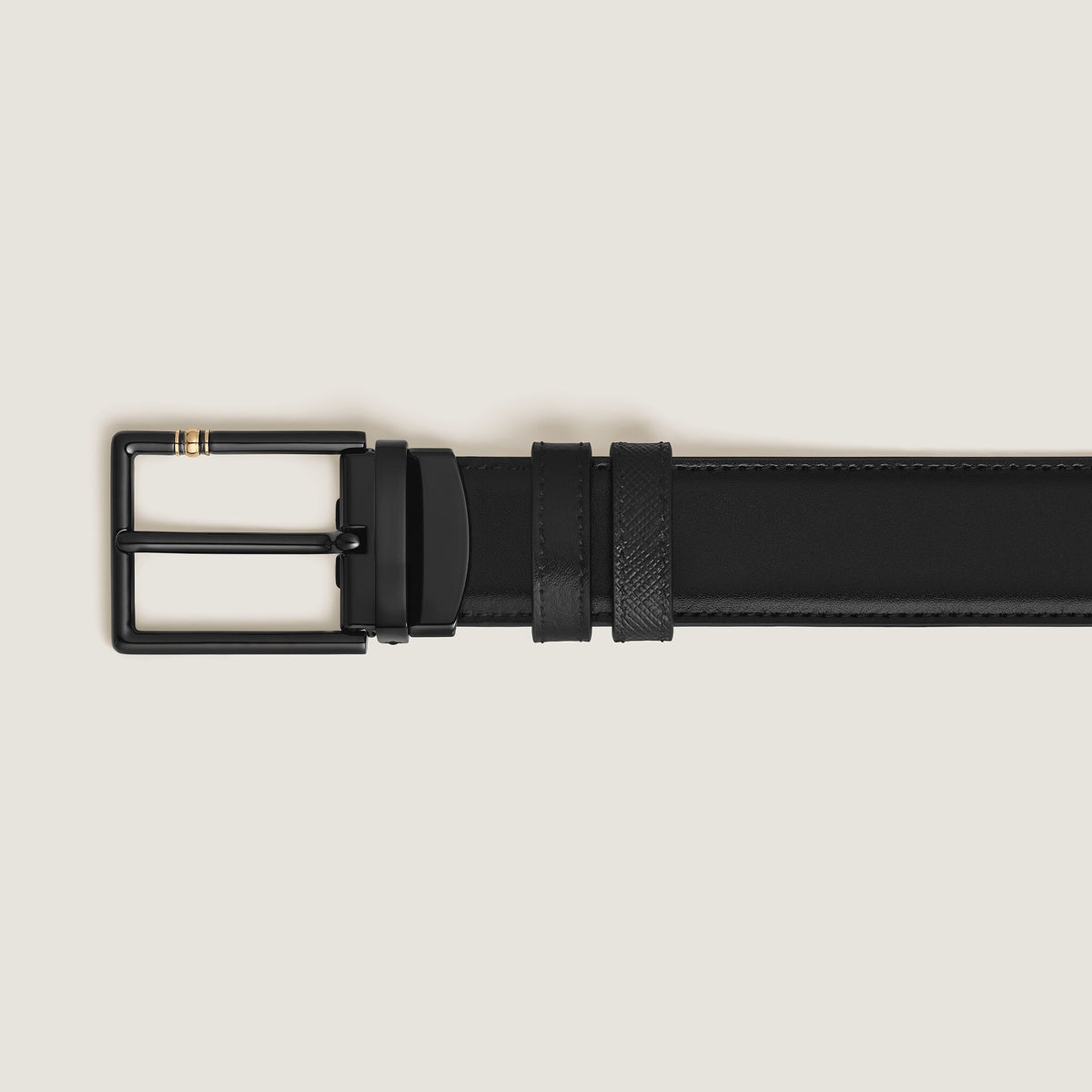 Montblanc Wendbarer Gürtel mit rechteckiger Meisterstück Schließe 30 mm aus Leder (MB222209) – Ansicht 2