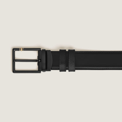Montblanc Wendbarer Gürtel mit rechteckiger Meisterstück Schließe 30 mm aus Leder (MB222209) – Ansicht 2