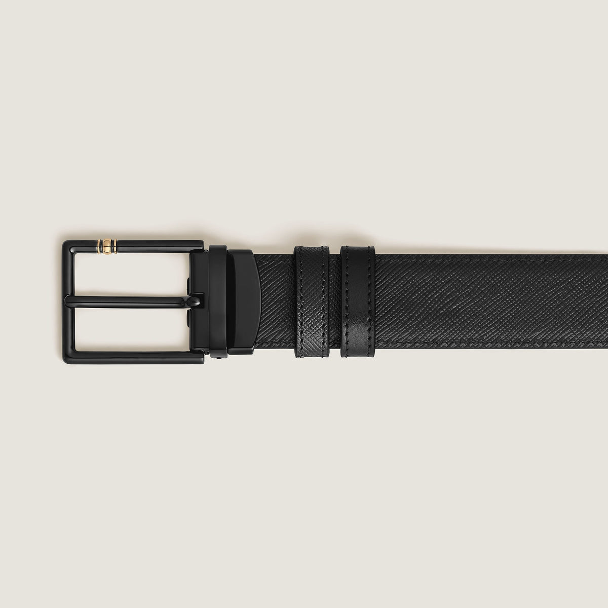 Montblanc Wendbarer Gürtel mit rechteckiger Meisterstück Schließe 30 mm aus Leder (MB222209) – Ansicht 3