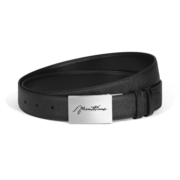 Montblanc 30 mm Wendegürtel aus Sartorial Leder mit rechteckiger Schildschließe