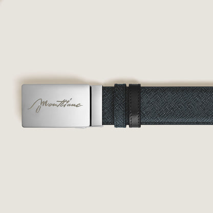 Montblanc 35 mm Wendegürtel aus Sartorial Leder mit rechteckiger Schildschließe (MB222233) – Ansicht 2
