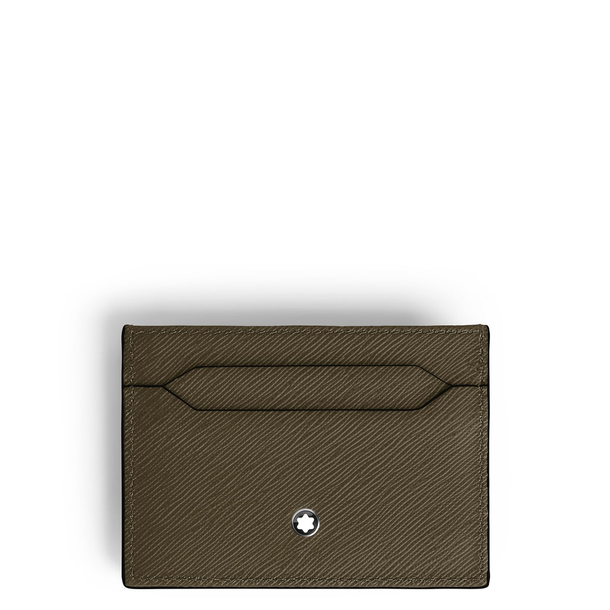 Montblanc Kartenetui 5 cc aus Sartorial Leder – Khaki – Ansicht 1