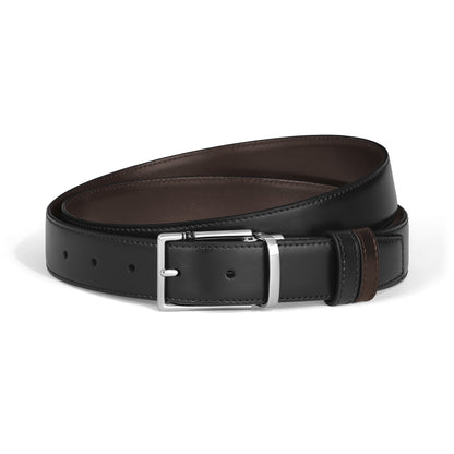 Montblanc Wendbarer Gürtel mit rechteckiger Meisterstück Schließe 30 mm aus Leder (MB222373) – Ansicht 1