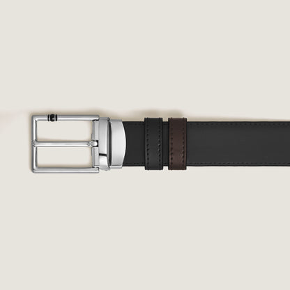 Montblanc Wendbarer Gürtel mit rechteckiger Meisterstück Schließe 30 mm aus Leder (MB222373) – Ansicht 2