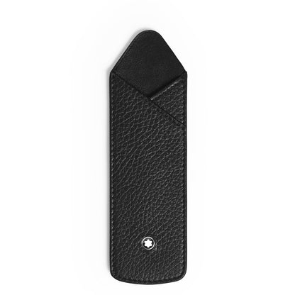 Montblanc Hülle für 1 Schreibgerät aus Grain Leder – Schwarz – Ansicht 1